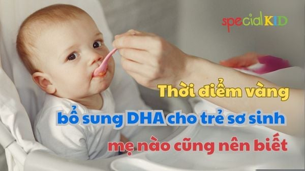 Thời điểm vàng bổ sung DHA cho trẻ sơ sinh mẹ nào cũng nên biết