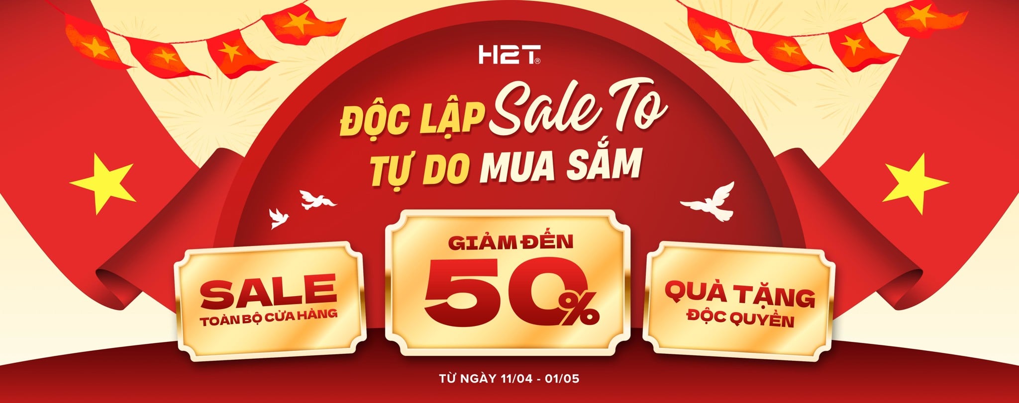 Sale mừng Đại Lễ 30/4