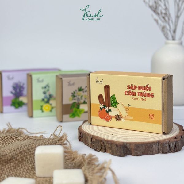 Các loại sáp thơm đuổi côn trùng thiên nhiên và an toàn cho sức khỏe