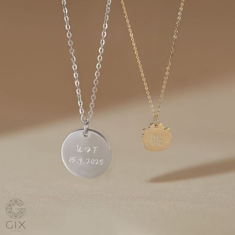 [Nên Chọn Dây Chuyền Bạc Hay Vàng Khắc Tên?] - 5+ Mẫu Dây Chuyền Khắc Tên Yêu Thích Nhất Tại Gix Jewel