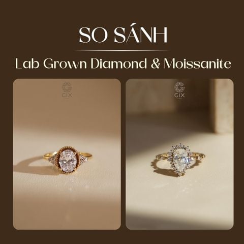 So Sánh Kim Cương Lab Grown Và Moissanite: Nên Chọn Loại Nào?