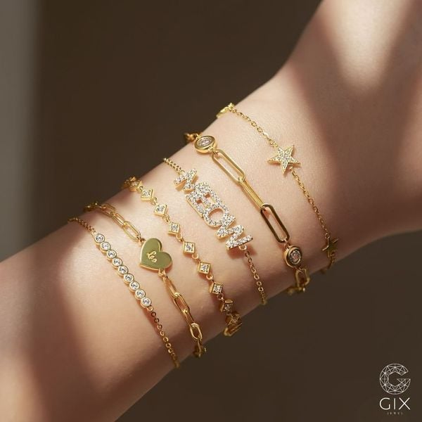 [Top 10+ Mẫu Lắc Tay Sợi Mảnh Cho Tay Nhỏ Đẹp Nhất 2026] - Thiết Kế Riêng Tại Gix Jewel