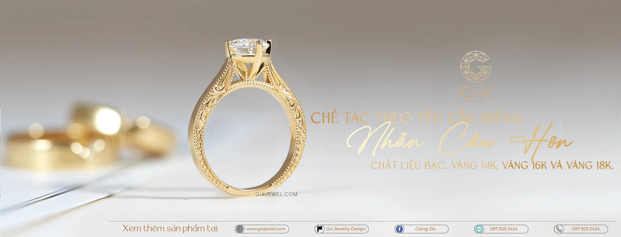 Nhẫn Cầu Hôn Lab Grown Diamond