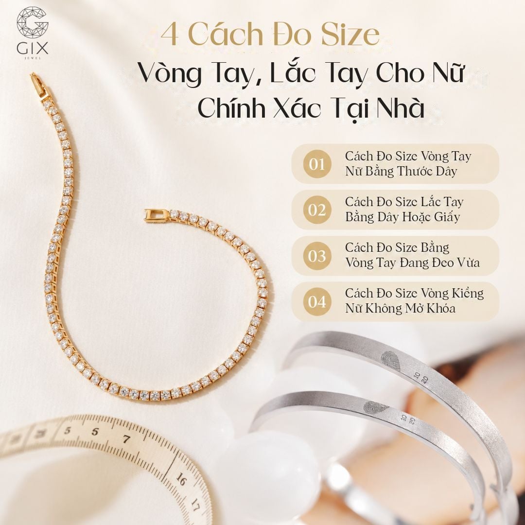 (4 cách đo tại nhà phù hợp từng kiểu vòng, giúp chọn đúng size trước khi mua)