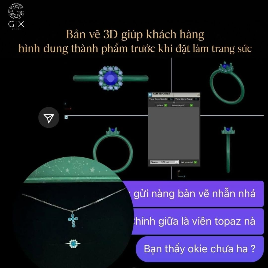 Bản vẽ 3D giúp khách hàng hình dung rõ thành phẩm