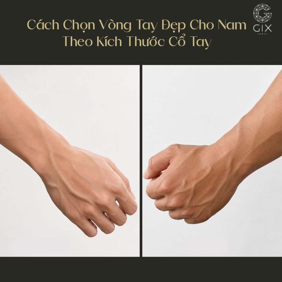 Chọn vòng tay nam phù hợp cổ tay và phong cách giúp tổng thể hài hòa hơn