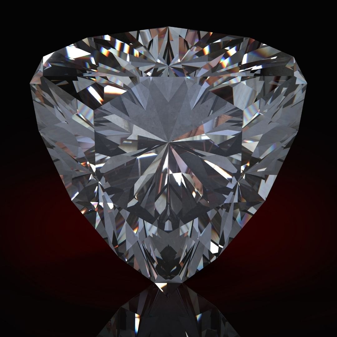 Đá Moissanite nổi bật với độ sáng mạnh (Nguồn Internet)
