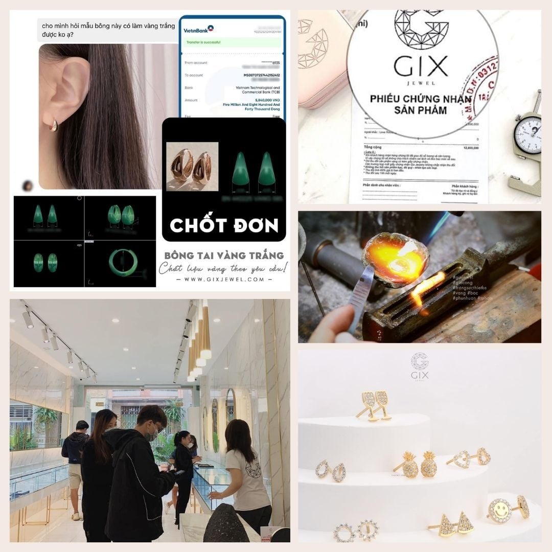 Gix Jewel - Địa chỉ đặt chế tác khuyên tai độc bản uy tín
