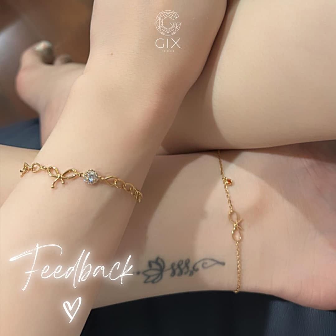 (Phản hồi thực tế từ khách hàng đặt lắc tay kim cương tại Gix Jewel)