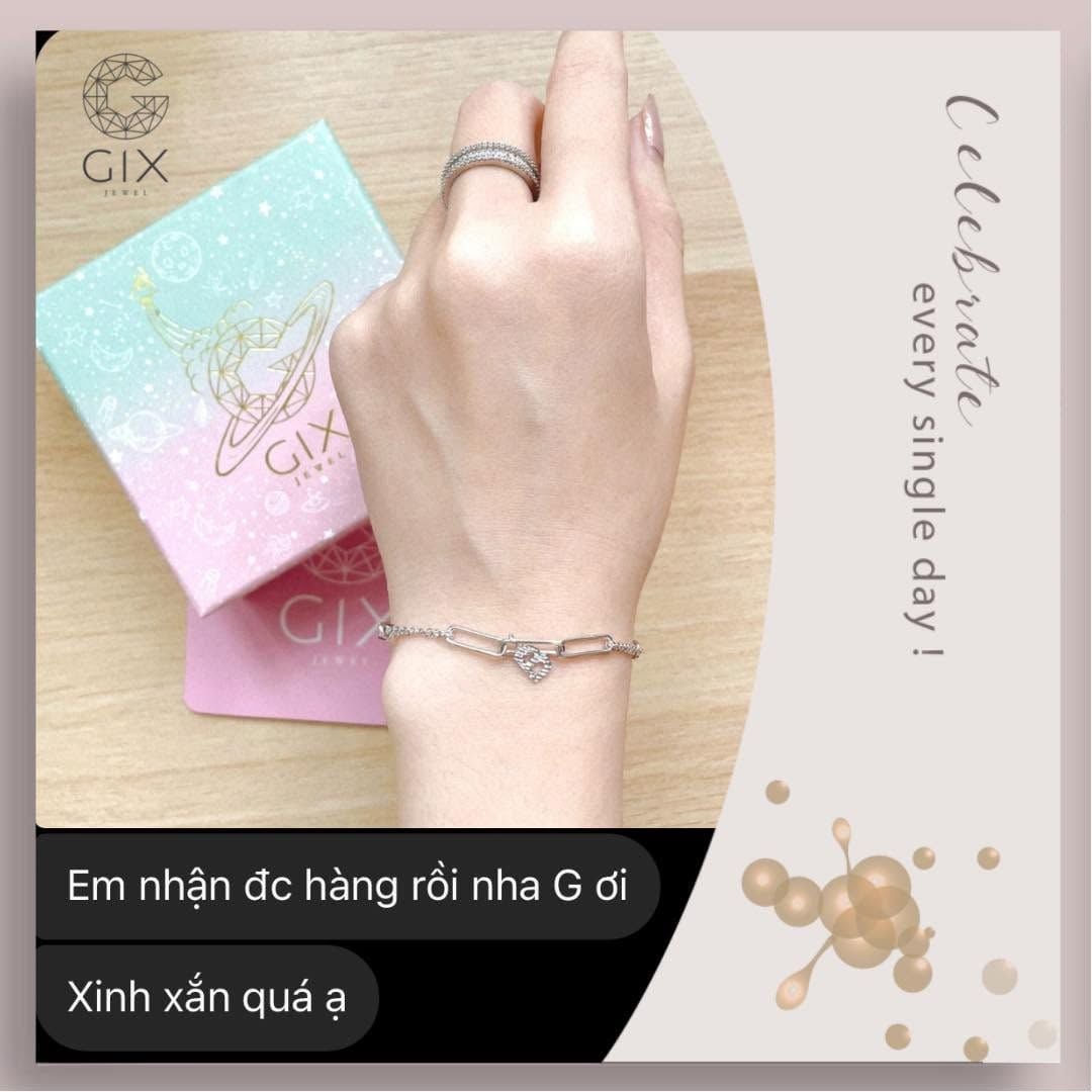 (Phản hồi thực tế từ khách hàng đặt lắc tay kim cương tại Gix Jewel)