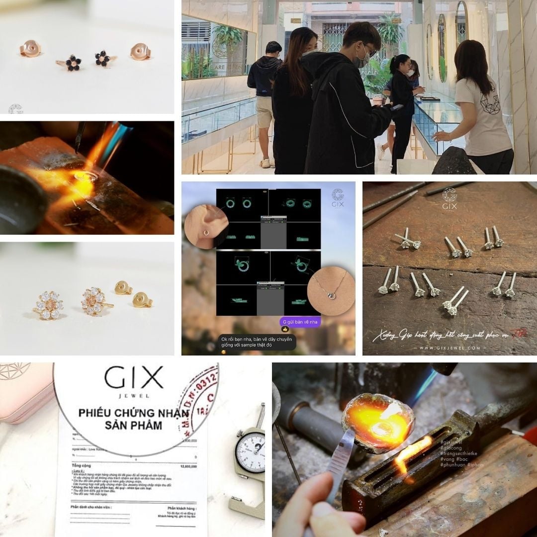 Gix Jewel - Địa chỉ mua bông tai đẹp uy tín chất lượng tại TP.HCM