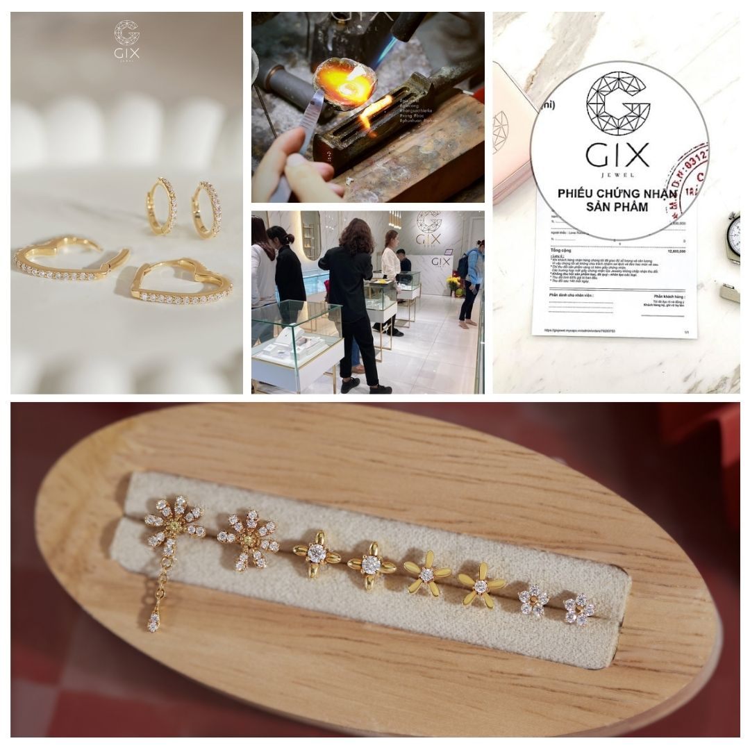 Gix Jewel - Địa chỉ nhận thiết kế bông tai cá nhân hoá uy tín