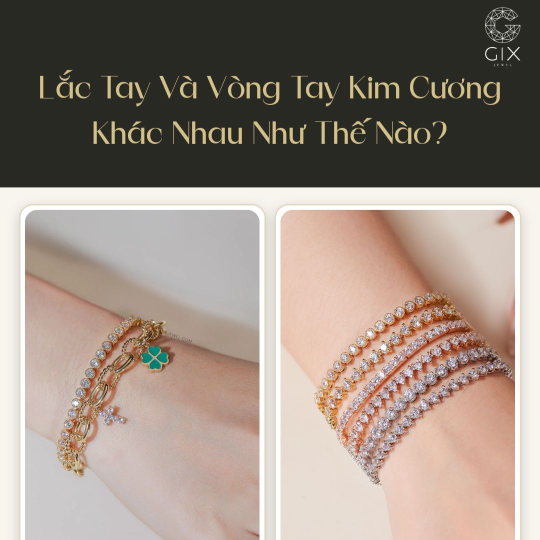Lắc tay có dây mềm, còn vòng tay gồm cả dạng mềm và dạng cứng