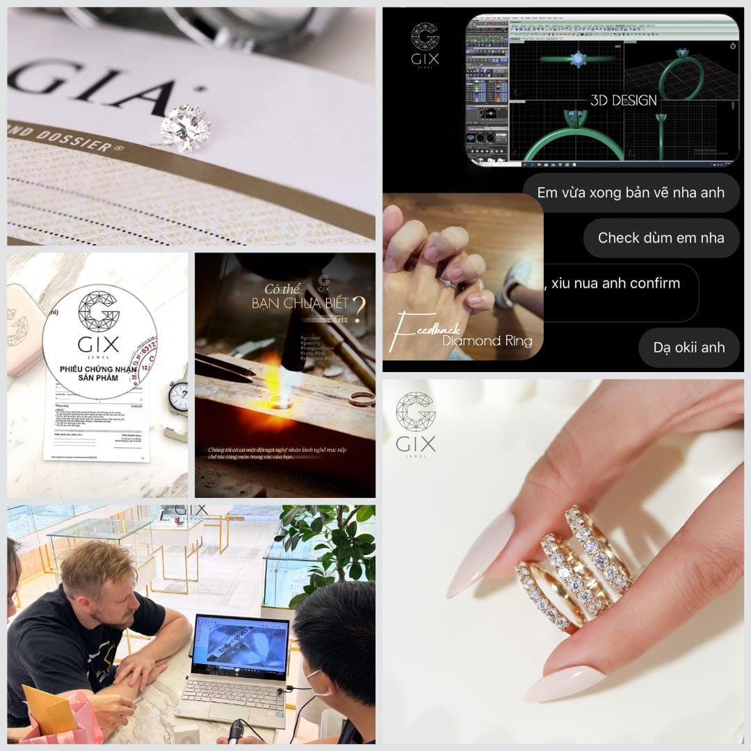 Các quyền lợi đặc biệt của khách hàng khi mua trang sức kim cương tại Gix Jewel