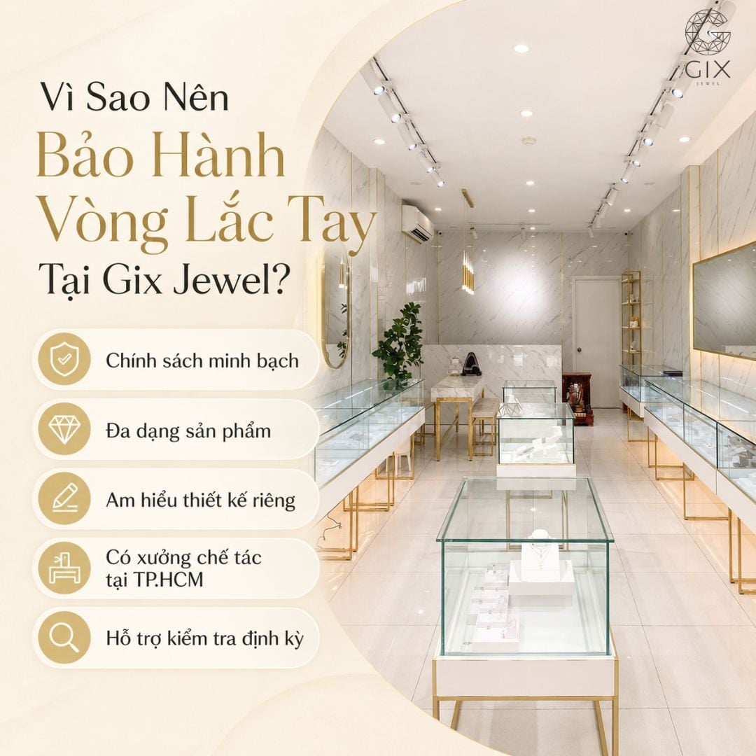 Chính sách bảo hành minh bạch cùng xưởng chế tác riêng tại TPHCM