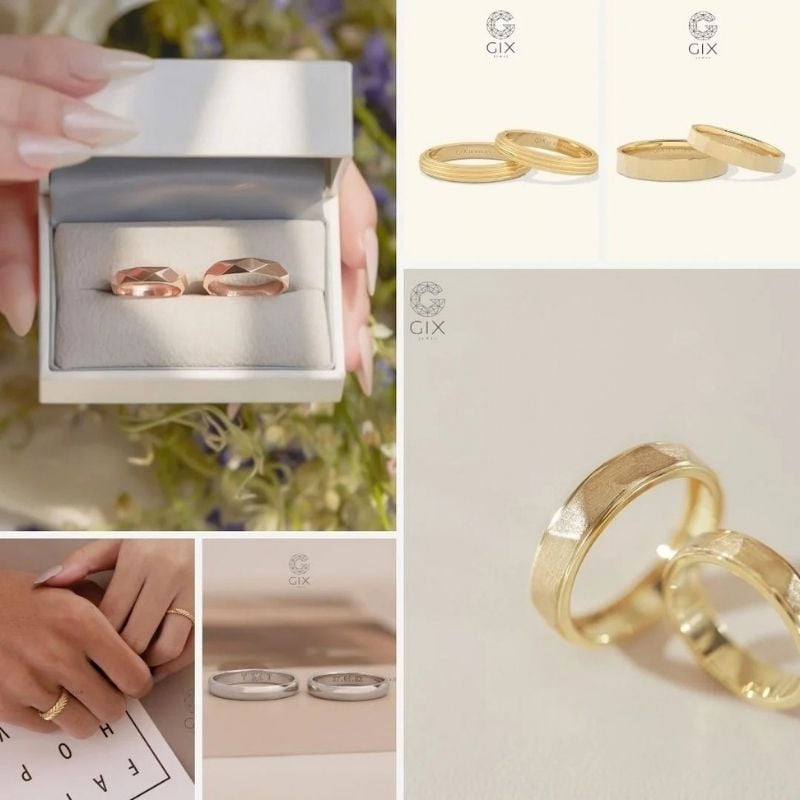 Các Dòng Nhẫn Cưới Được Ưa Chuộng Nhất Tại Gix Jewel