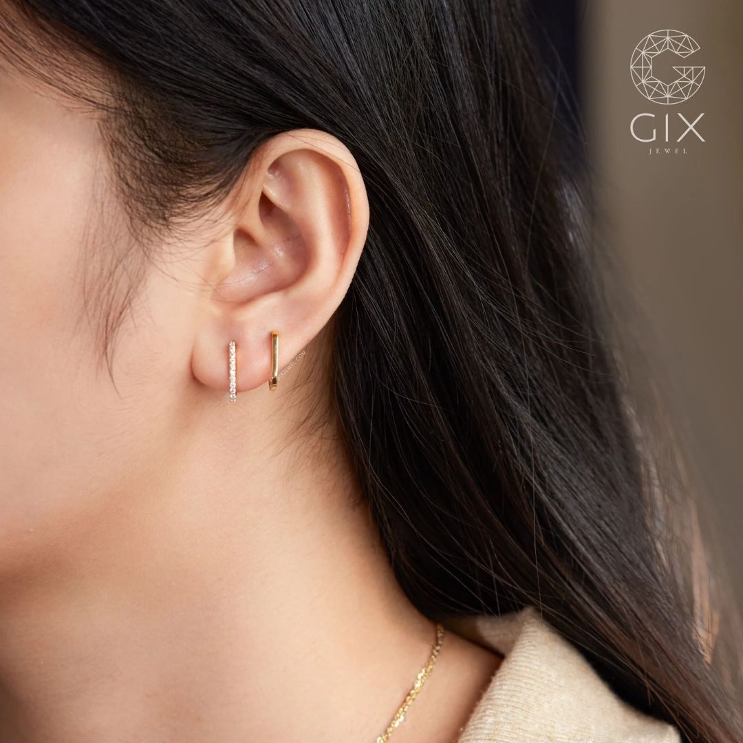 Mẫu khuyên tai nhỏ gọn năng động