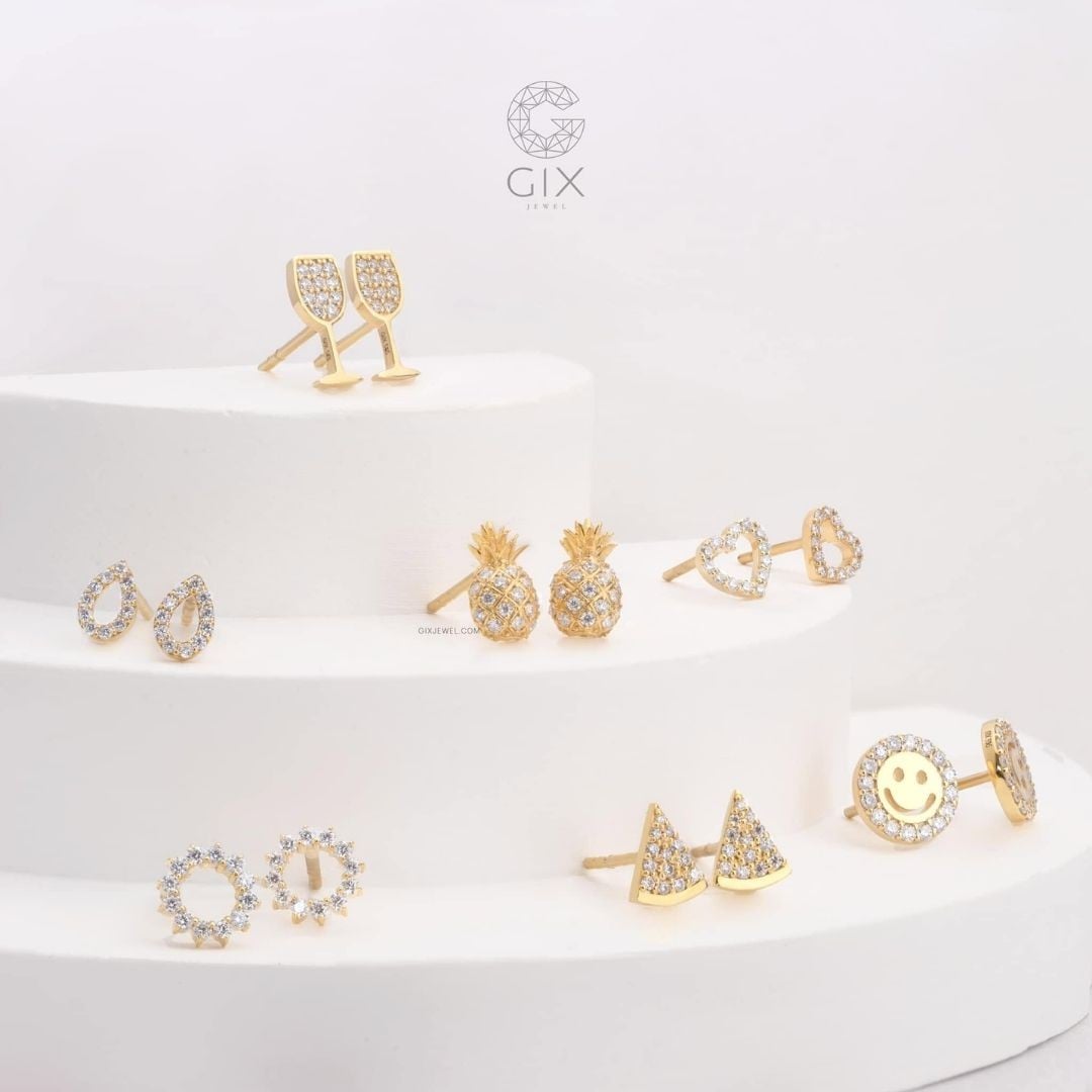 Bông tai chất liệu an toàn có nguồn gốc rõ ràng