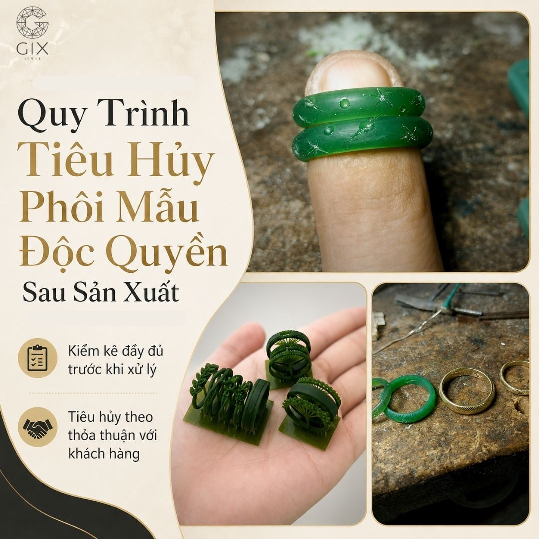 Tiêu hủy phôi mẫu là lớp bảo mật giúp mẫu độc quyền không bị rò rỉ sau sản xuất