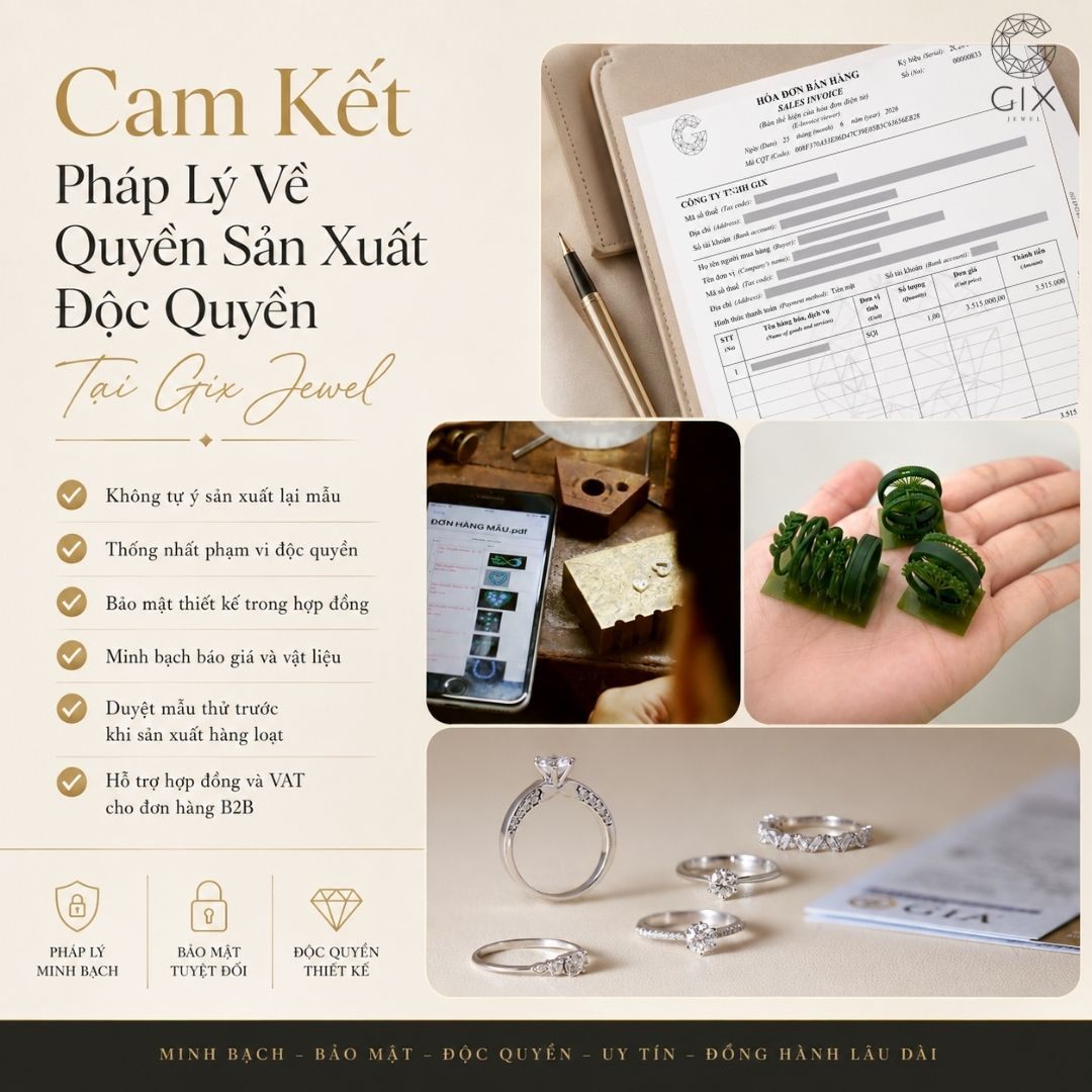 Cam kết pháp lý rõ ràng giúp khách hàng kiểm soát quyền sở hữu mẫu độc quyền