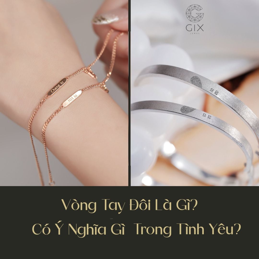 Vòng tay đôi là biểu tượng gắn kết, phù hợp làm quà tặng cho người yêu, vợ chồng và bạn thân