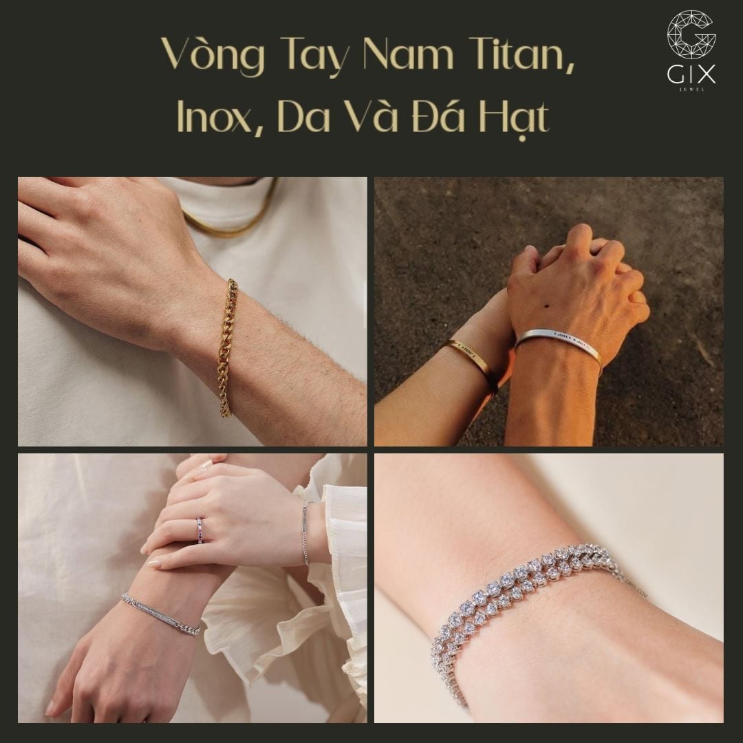 So với titan, inox, da và đá hạt, bạc và vàng dễ cá nhân hóa theo yêu cầu