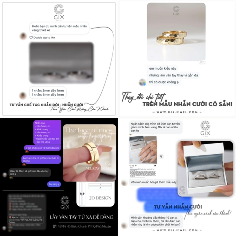 Quy trình chế tác thủ công và dịch vụ hậu mãi uy tín tại xưởng Gix Jewel.