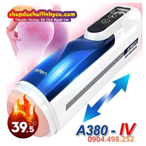 Âm Đạo Giả A380 Máy Rung Thụt Co Bóp Sưởi Ấm Rên Tương Tác