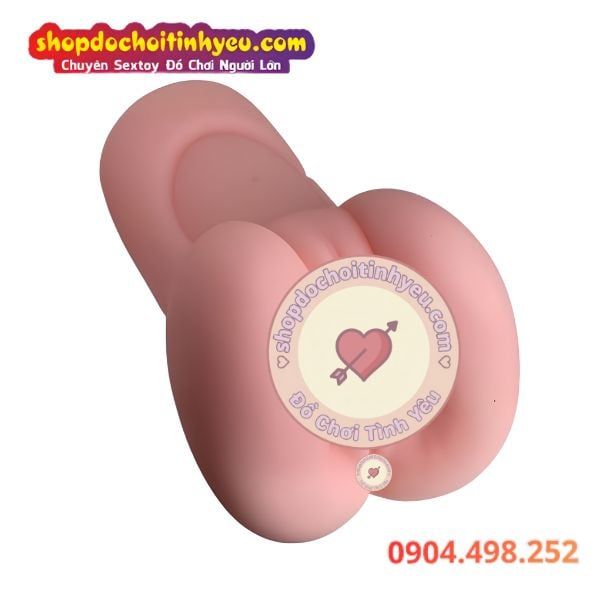 Âm Đạo Giả Cầm Tay Dáng Khép Chân Cực Khít Có Lỗ Hậu Môn
