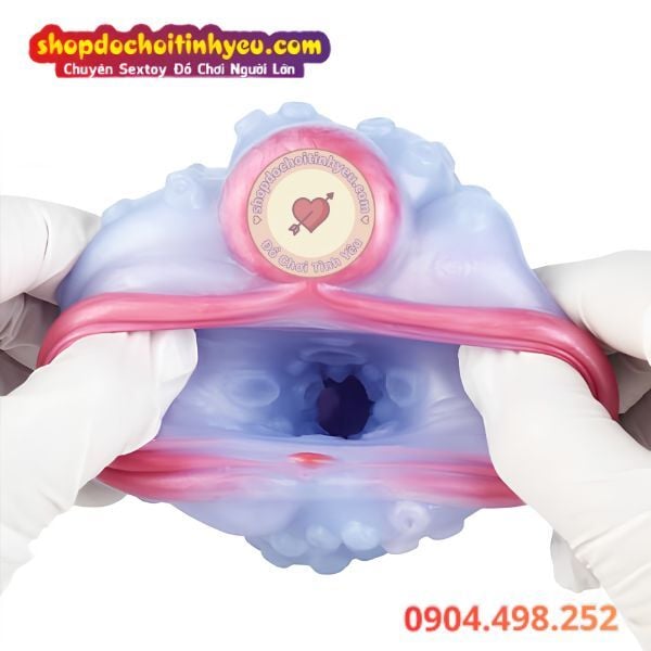 Âm đạo giả động vật lỗ hậu môn mô phỏng hình con bạch tuộc