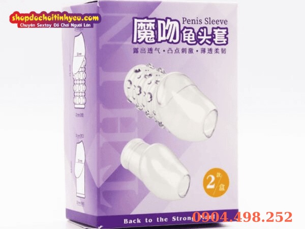 Bao chụp dương vật 2 mũ đội