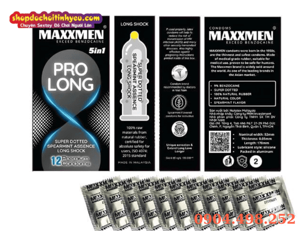 Bao Cao Su MAXXMEN PRO LONG