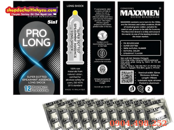 Bao Cao Su MAXXMEN PRO LONG