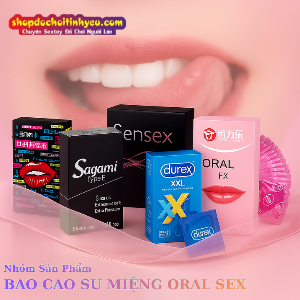 Bao đeo lưỡi silicon kích thích oral sex