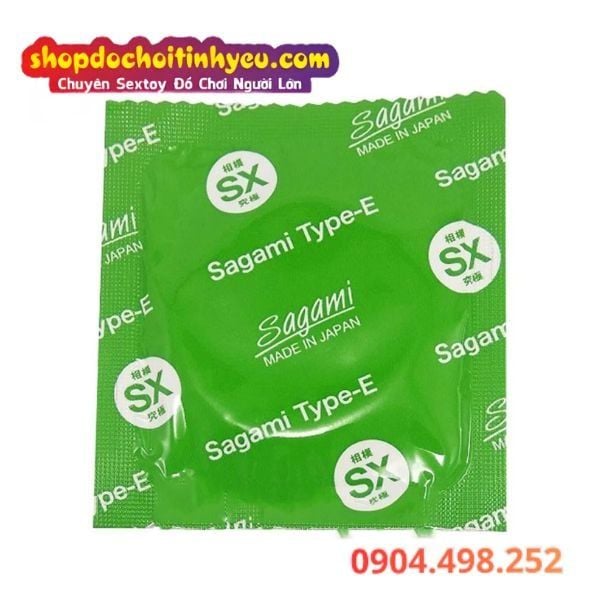 Bao Cao Su Sagami Type E Có Nhiều Gai Nhỏ Li Ti Cọ Xát Âm Đạo