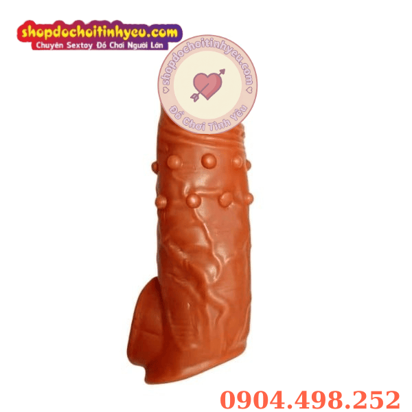 Bao Đeo Dương Vật Bi Hạt Tăng Kích Thước Massage Nữ Sướng