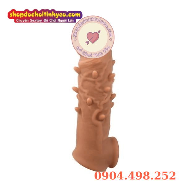 Bao Đeo Dương Vật Bi Hạt Tăng Kích Thước Massage Nữ Sướng