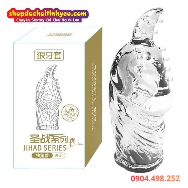 Bao Đôn Đầu Khấc Gai Nổi Thiết Kế Sừng Tê Giác JIHAD SERIES