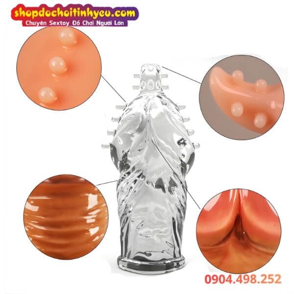 Bao Đôn Đầu Khấc Gai Nổi Thiết Kế Sừng Tê Giác JIHAD SERIES