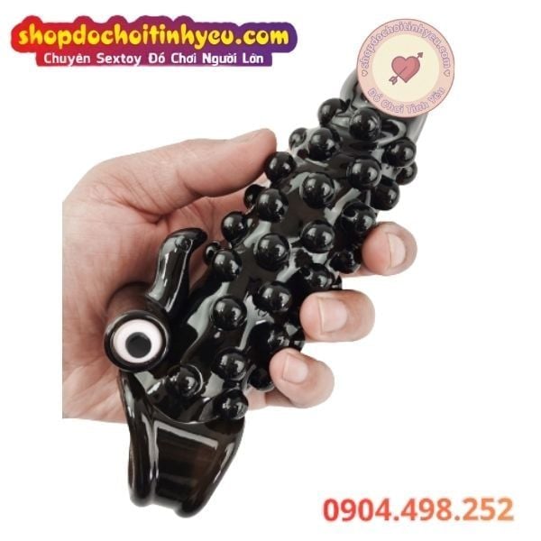 Bao Đôn Dương Vật Bi Nổi Có Rung Kích Thích EXPLOSIVE BEADS