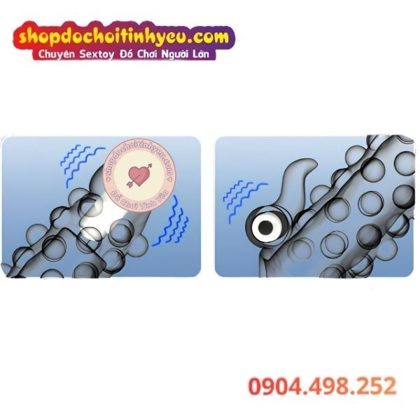 Bao Đôn Dương Vật Bi Nổi Có Rung Kích Thích EXPLOSIVE BEADS