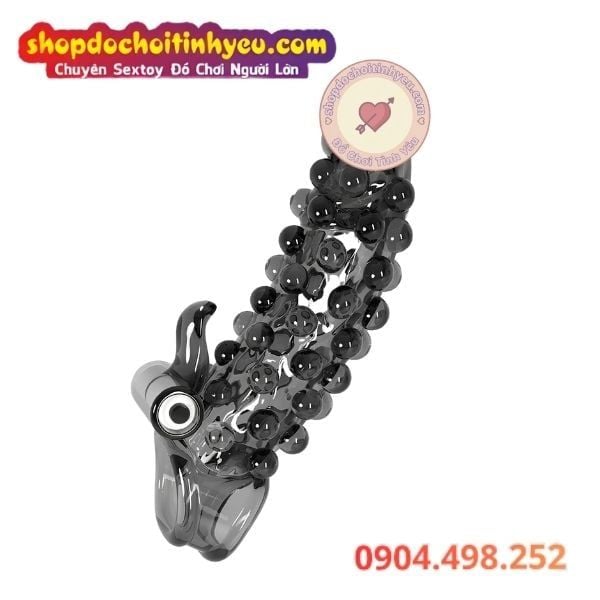 Bao Đôn Dương Vật Bi Nổi Có Rung Kích Thích EXPLOSIVE BEADS