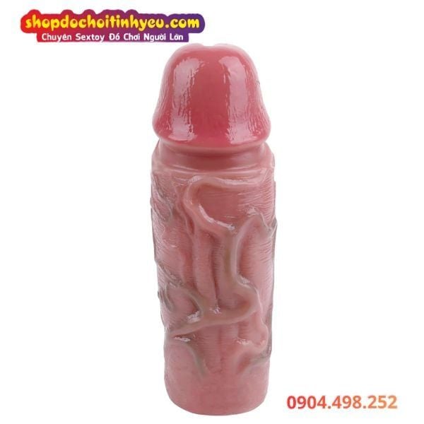 Bao Đôn Dương Vật Có Gân Nổi To Kèm Quy Đầu Đeo Khuyên Ngọc