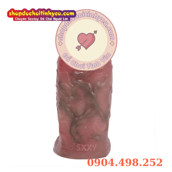 Bao Đôn Dương Vật Hở Đầu Gân Nổi To Kèm Vòng Khóa Tinh Hoàn
