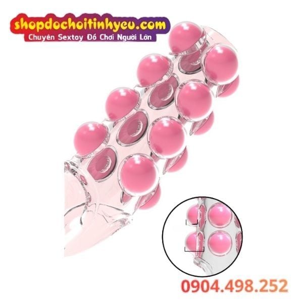 Bao Đôn Khúc Giữa Dương Vật Có Bi Hồng To Kèm Khóa Chống Tuột