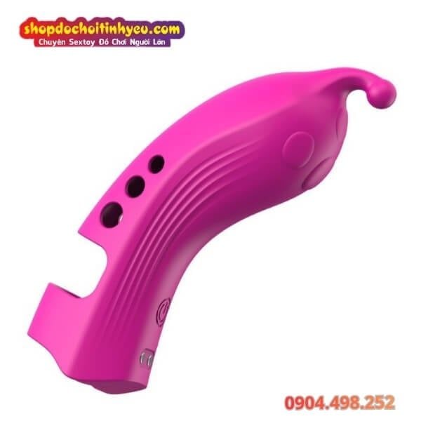 Bao Ngón Tay Có Đầu Nhỏ Tròn Rung Móc Âm Đạo Điều Khiển App