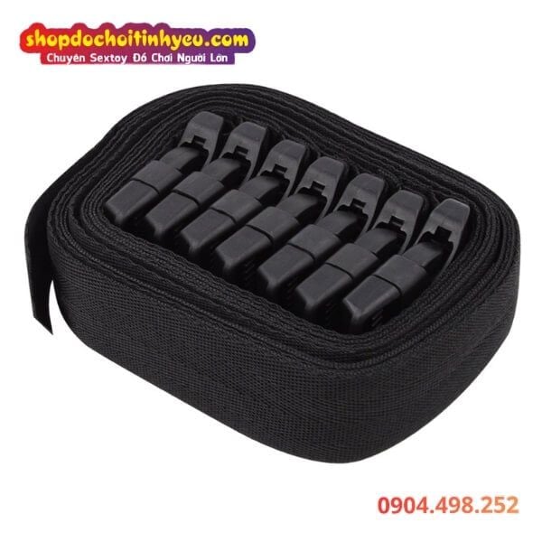 Bộ 7 Dây Đai SM Trói Buộc Kiểm Soát Toàn Cơ Thể Bạn Tình