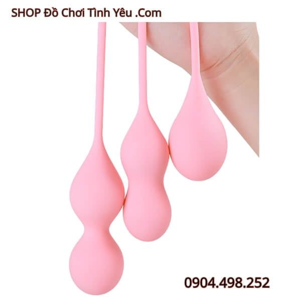 Bộ Bóng Tập Cơ Sàn Chậu Phục Hồi Âm Đạo Se Khít Tự Nhiên MAIG