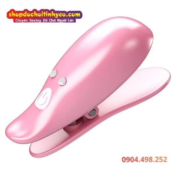 Bộ Đôi Máy Rung Kẹp Kích Thích Núm Vú Cho Nữ PRETTY LOVE LEAF