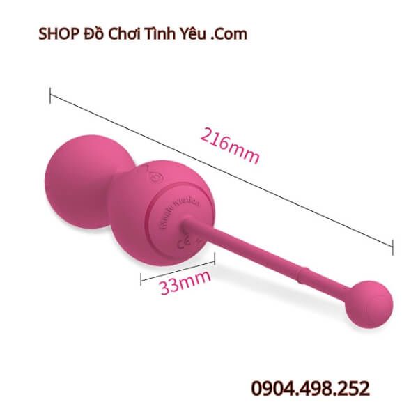 Bóng Rung Se Khít Âm Đạo Điều Khiển Điện Thoại KEGEL MASTER